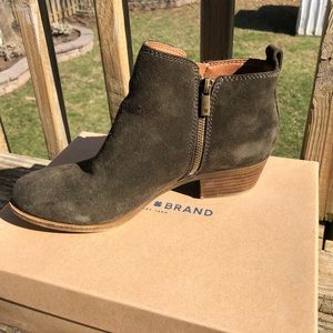 Lucky Brand booties, green